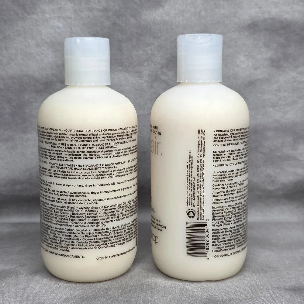 (X2) ARTEC PURE HAIR Basil Mint DETANGLING Elixer Conditioner 9 fl oz‎